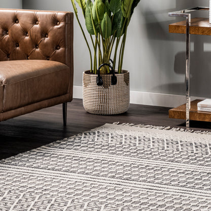 Nuloom Esther Nes3278A Gray Area Rug