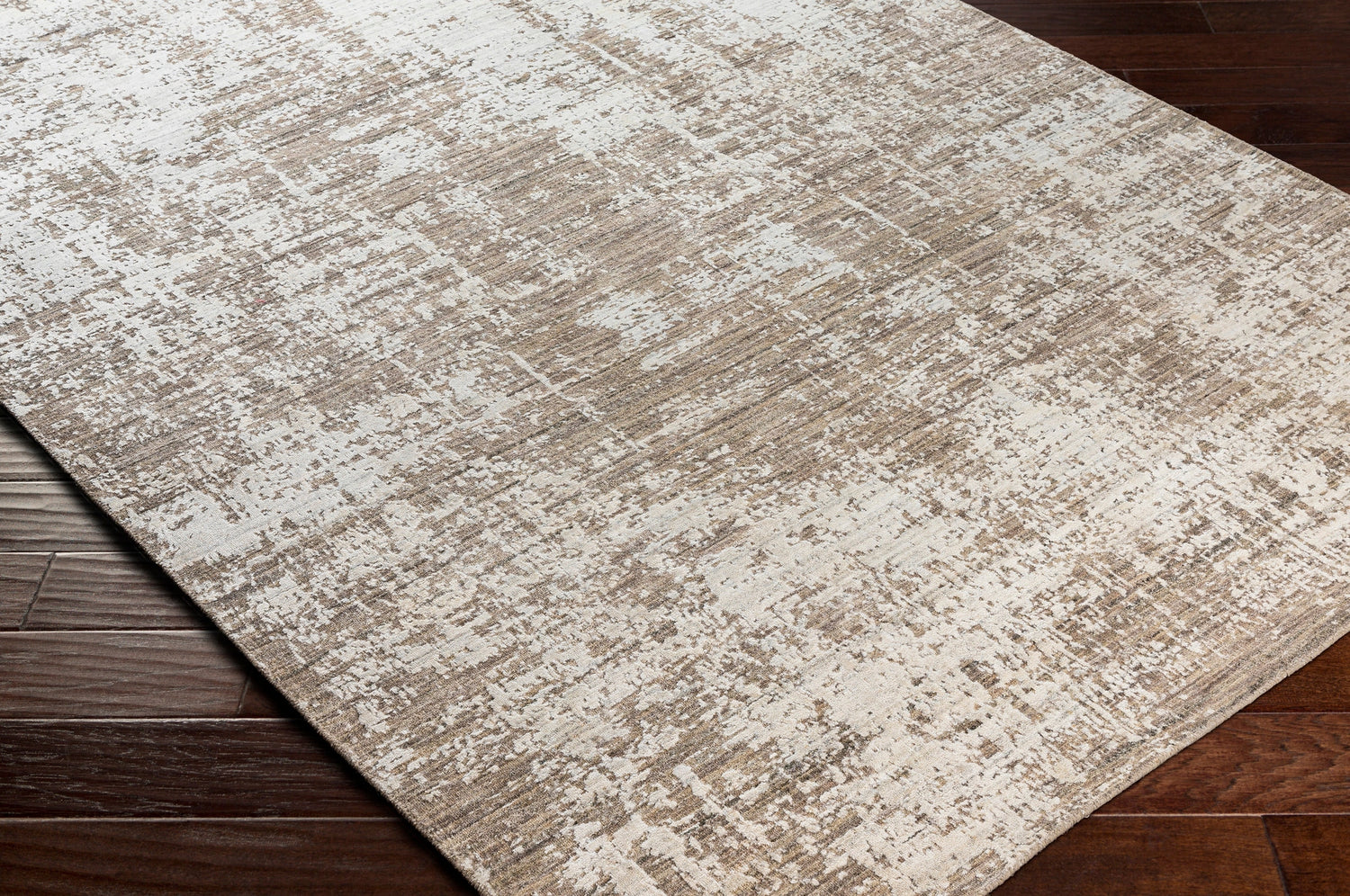 Surya Lucknow Luc-2302 Light Gray, Ivory, Taupe Rugs.
