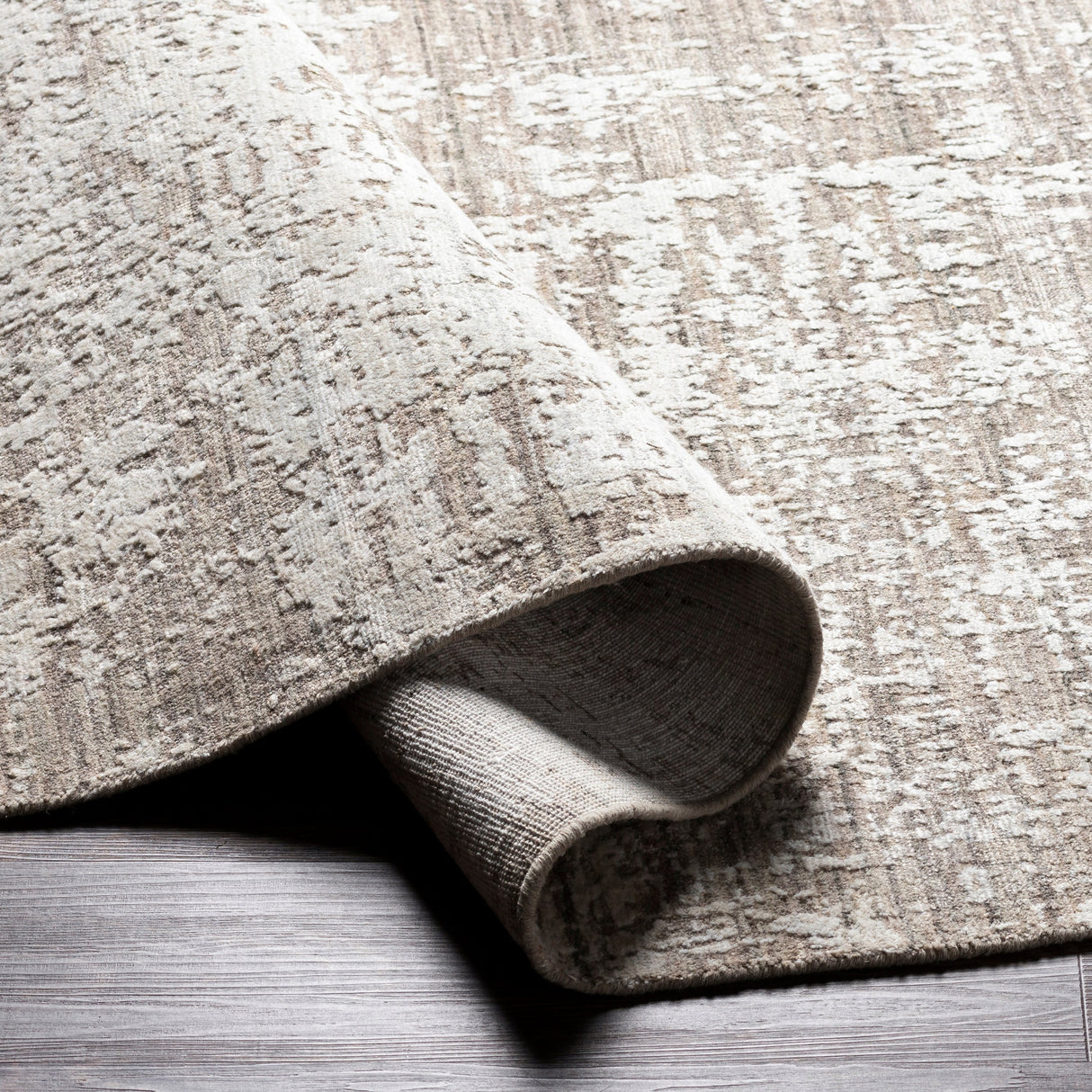 Surya Lucknow Luc-2302 Light Gray, Ivory, Taupe Rugs.