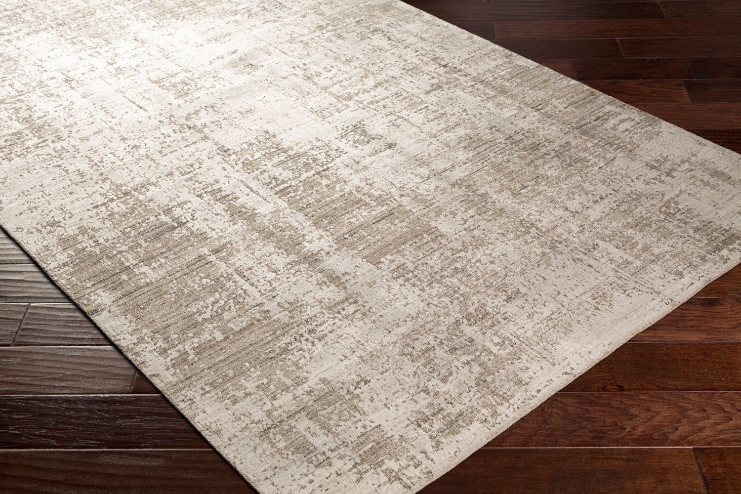 Surya Lucknow Luc-2303 Light Gray, Ivory, Taupe Rugs.