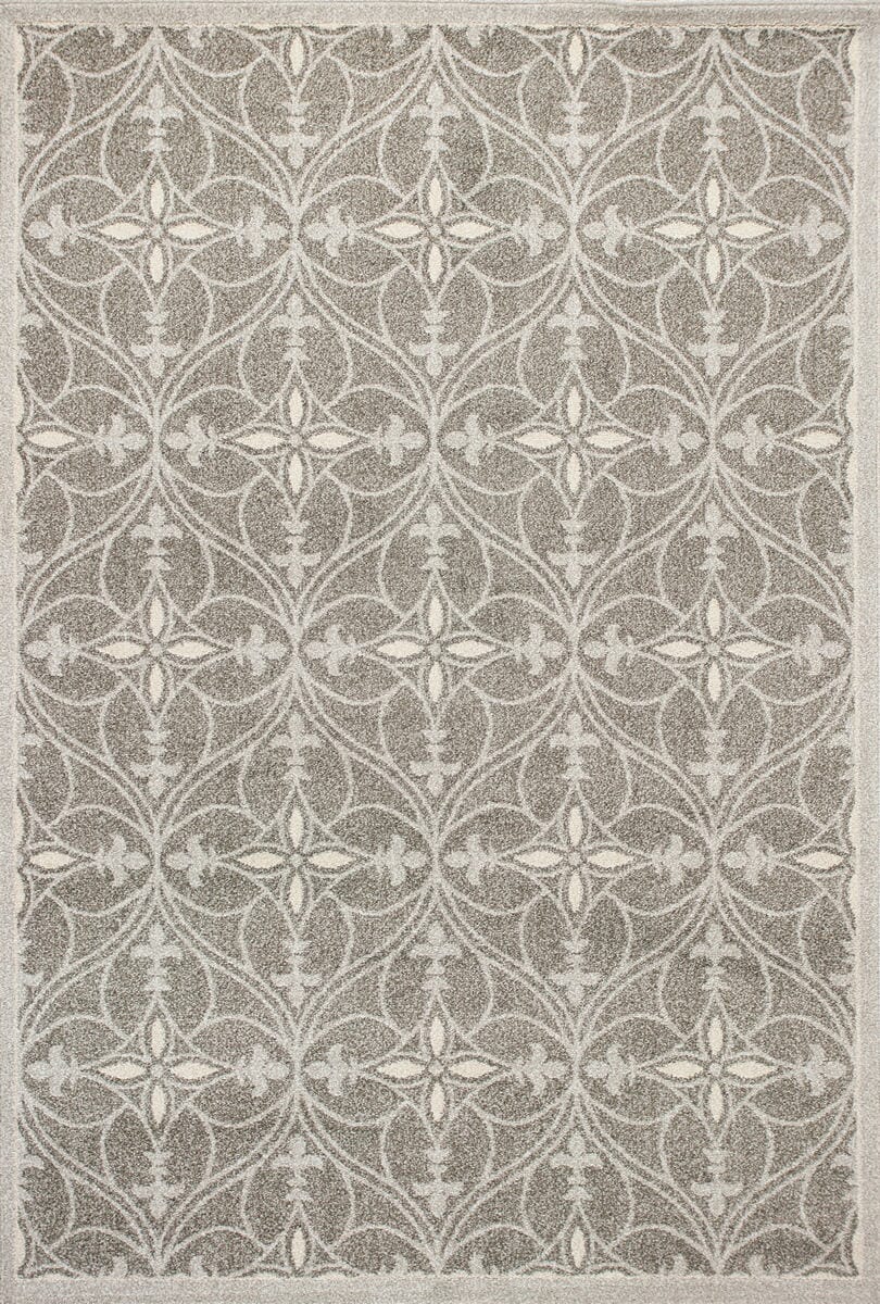 KAS Lucia 2754 Bentley Grey Damask Area Rug