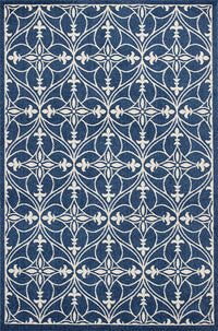 KAS Lucia 2755 Bentley Denim Damask Area Rug