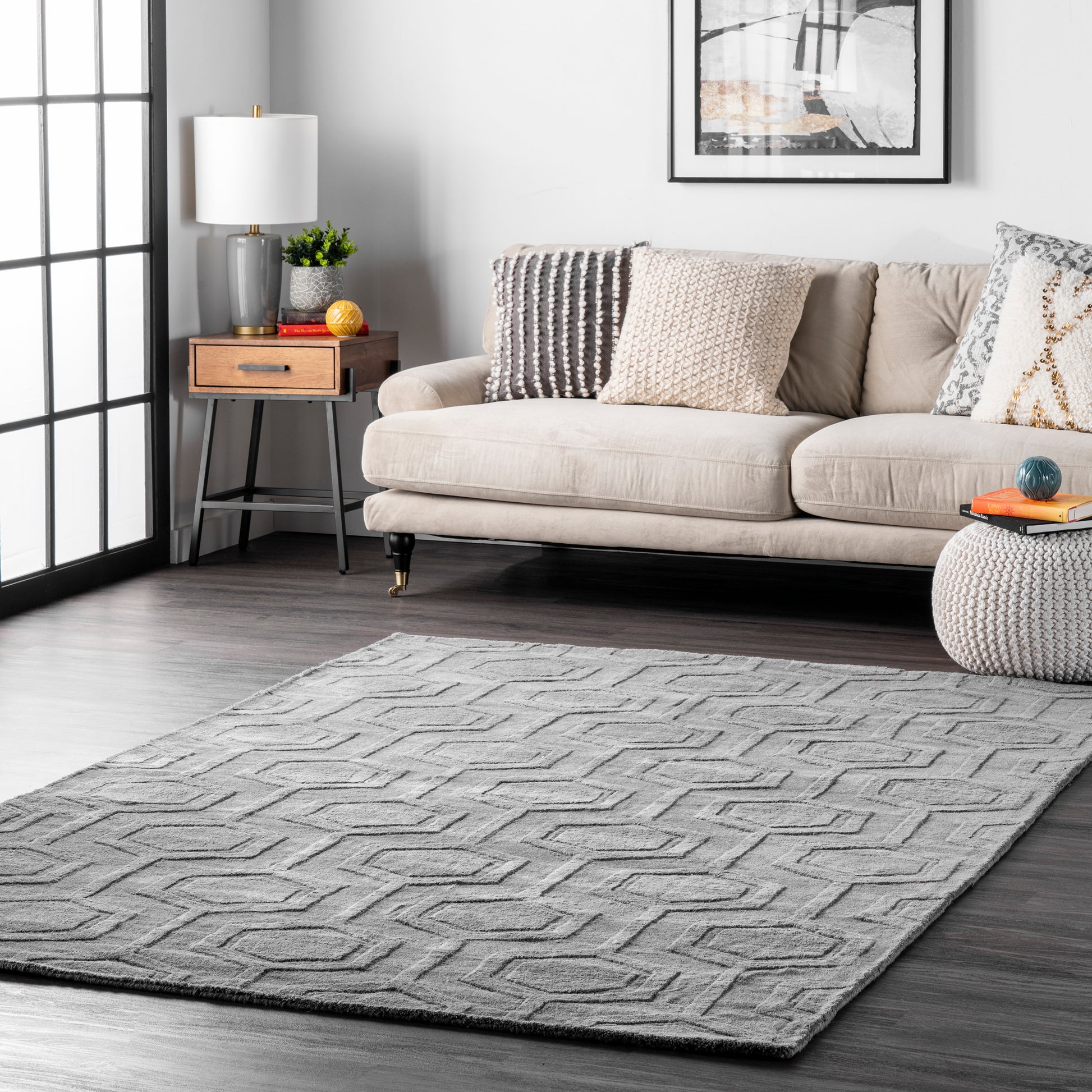 Nuloom Ambrose Nam3071A Gray Area Rug