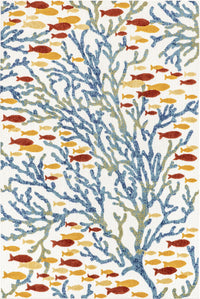 Nuloom Lidia Nautical Coral Nli2647A Blue Area Rug