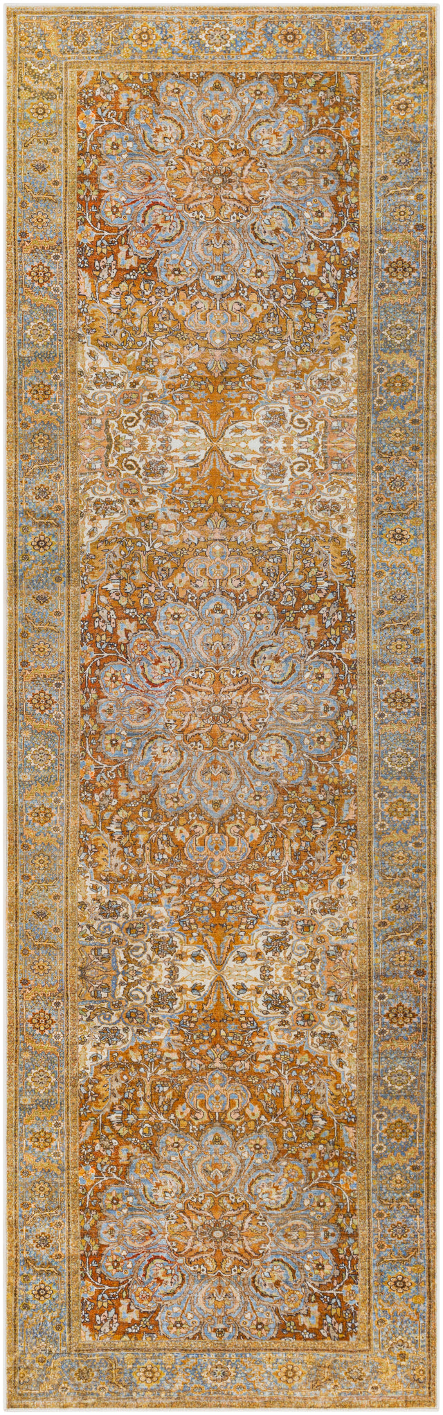 Surya Lavable Lvb-2302 Saffron, Mustard, Camel, Beige Rugs.