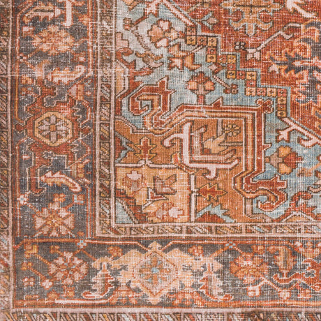 Surya Lavable Lvb-2304 Peach, Burnt Orange, Blush, Aqua Rugs.