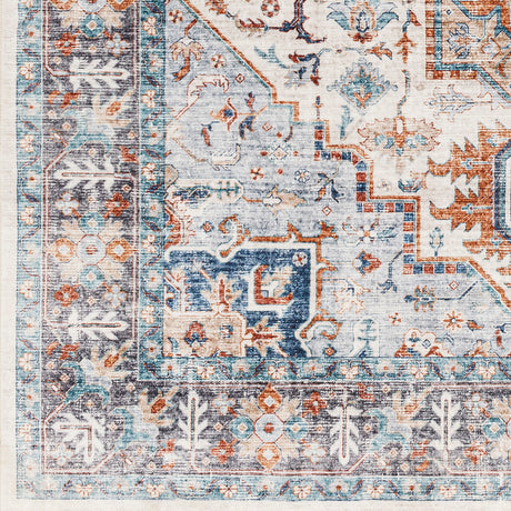 Surya Lavable Lvb-2305 Blue Rug.