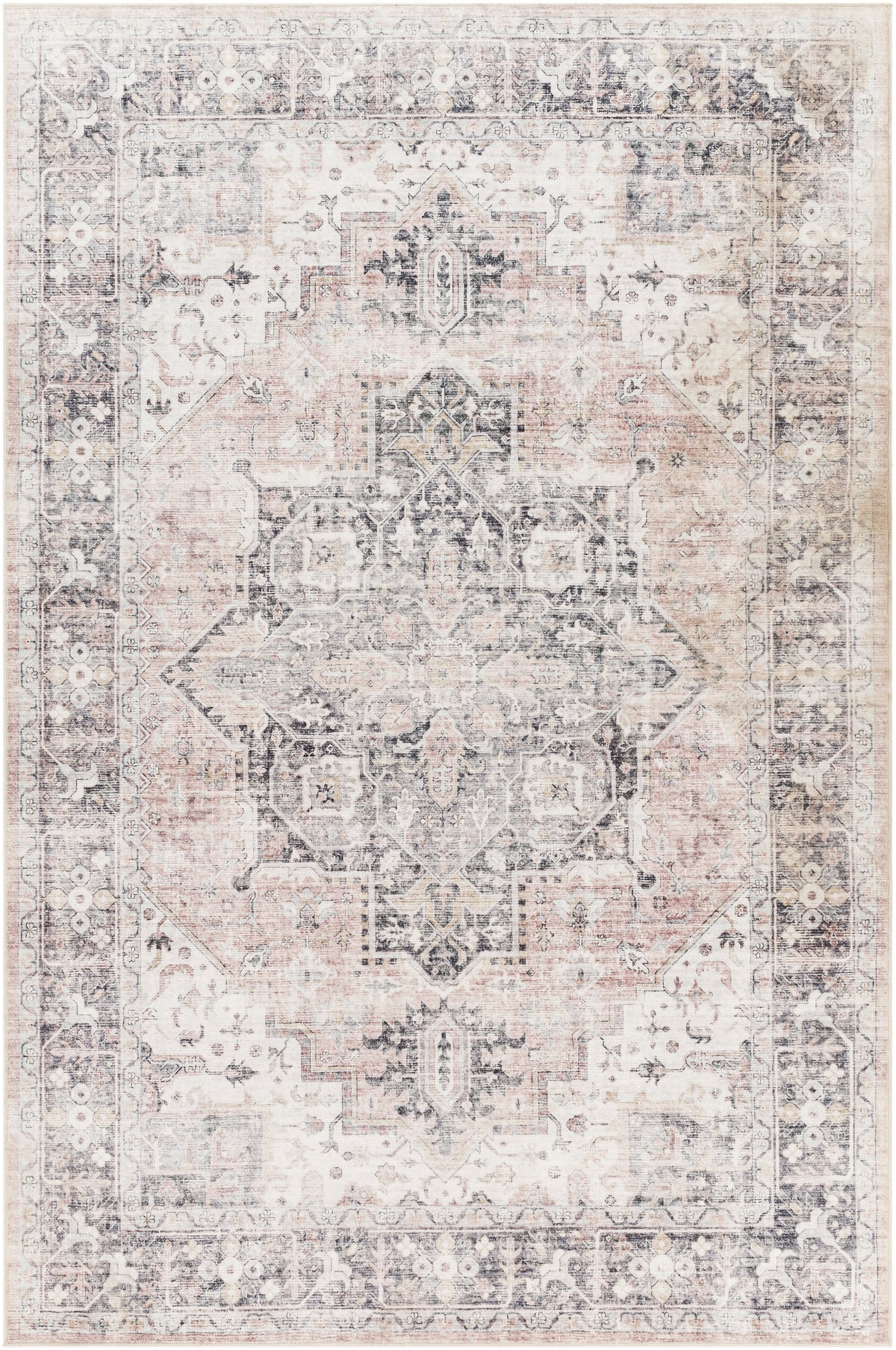 Surya Lavable Lvb-2306 Pink Rug.