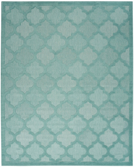 Nourison Easy Care Nes01 Aqua/Teal Rug.