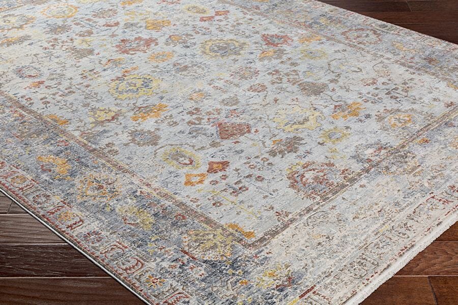 Surya Liverpool Lvp-2300 Charcoal, Medium Gray, Silver Gray Rugs.