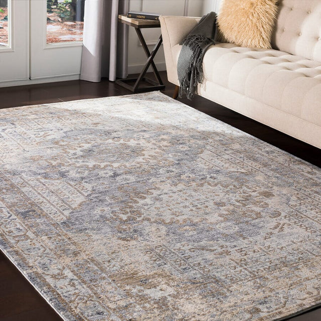 Surya Liverpool Lvp-2301 Charcoal, Medium Gray, Silver Gray Rugs.