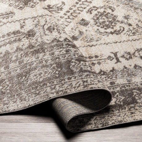 Surya Lavadora Lvr-2301 Dark Brown, Medium Gray, Camel, Beige Rugs.