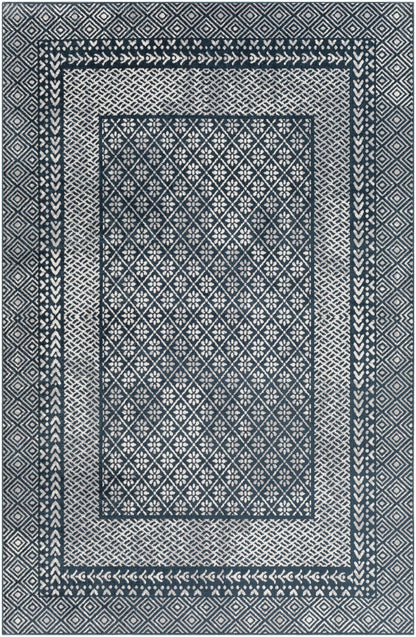 Surya Lavadora Lvr-2308 Ink, Light Gray, Cream Area Rug