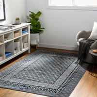 Surya Lavadora Lvr-2308 Ink, Light Gray, Cream Area Rug