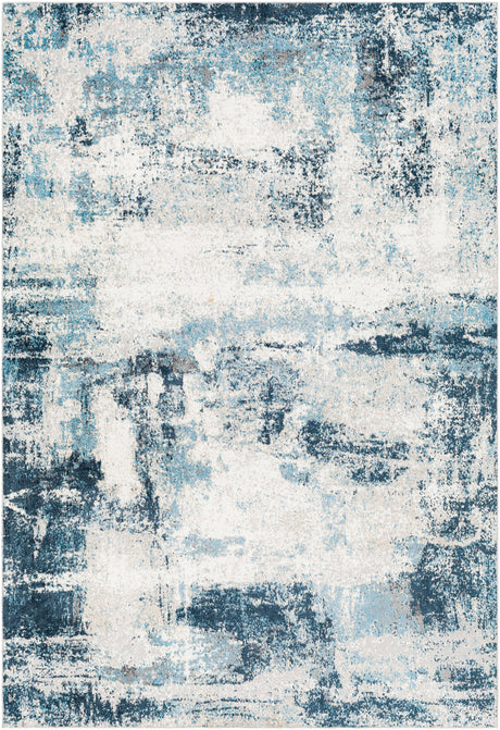 Surya Lavadora Lvr-2313 Ink, Navy, Denim, Light Gray Rugs.