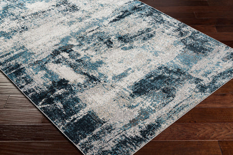 Surya Lavadora Lvr-2313 Ink, Navy, Denim, Light Gray Rugs.