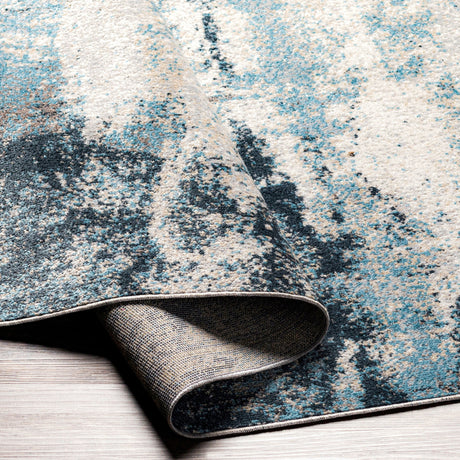 Surya Lavadora Lvr-2313 Ink, Navy, Denim, Light Gray Rugs.