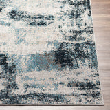Surya Lavadora Lvr-2313 Ink, Navy, Denim, Light Gray Rugs.