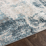 Surya Lavadora Lvr-2313 Ink, Navy, Denim, Light Gray Rugs.