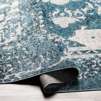 Surya Lavadora Lvr-2314 Ink, Navy, Sky Blue, Medium Gray Area Rug