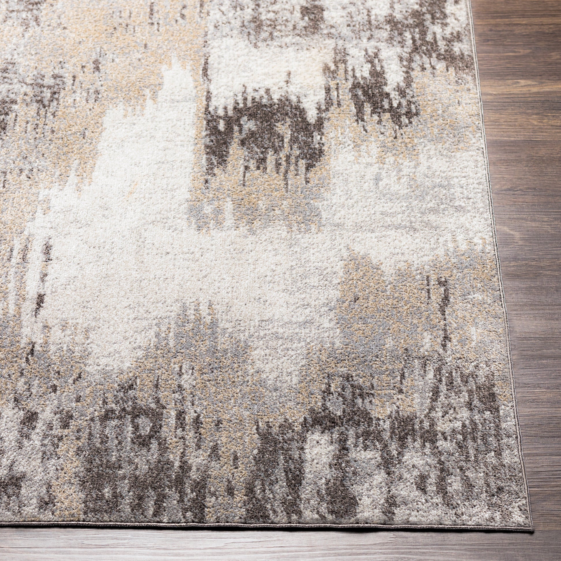 Surya Lavadora Lvr-2315 Taupe, Camel, Medium Gray, Beige Area Rug