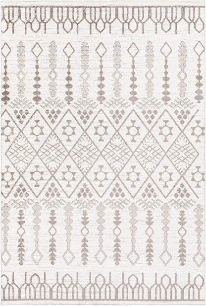 Surya Lavadora Lvr-2316 Dark Brown, Medium Gray, Camel, Beige Area Rug