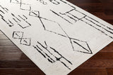 Surya Lavadora Lvr-2318 Black, Gray, Light Gray Rugs.