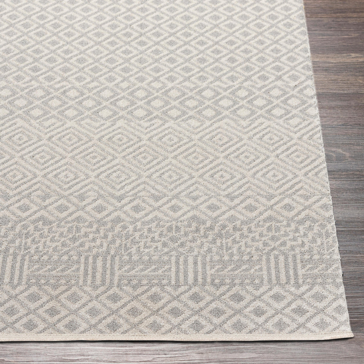 Surya Lavadora Lvr-2321 Gray, Light Gray Rugs.