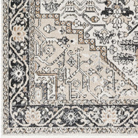 Surya Lavadora Lvr-2322 Black, Taupe, Light Beige, Gray Area Rug