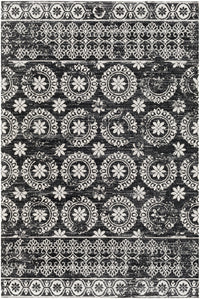 Surya Lavadora Lvr-2325 Black, Gray, Light Gray Area Rug