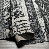 Surya Lavadora Lvr-2330 Black, Gray, Light Gray Area Rug