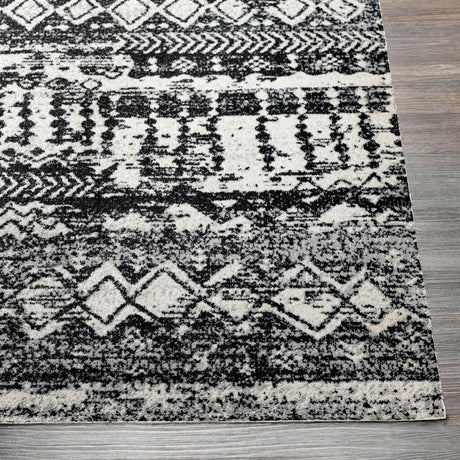 Surya Lavadora Lvr-2330 Black, Gray, Light Gray Rugs.