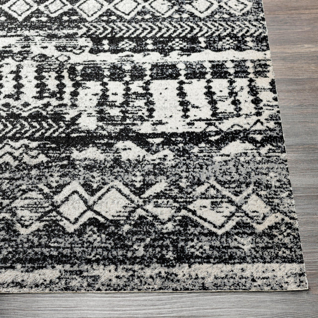 Surya Lavadora Lvr-2330 Black, Gray, Light Gray Rugs.