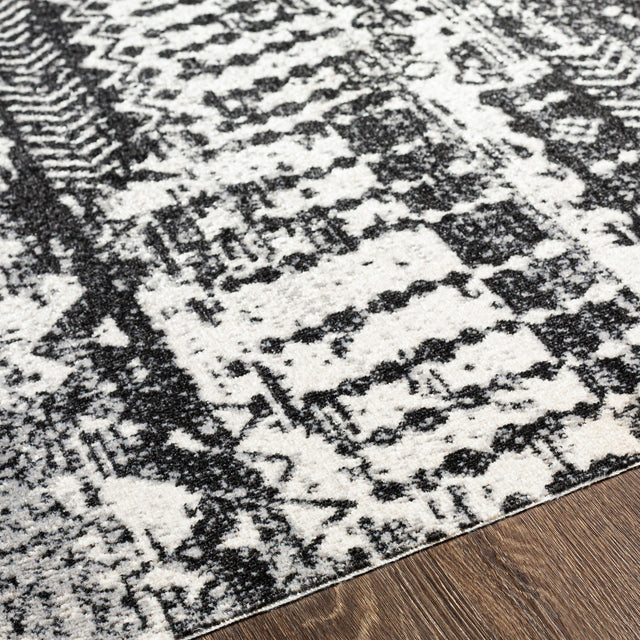 Surya Lavadora Lvr-2330 Black, Gray, Light Gray Rugs.