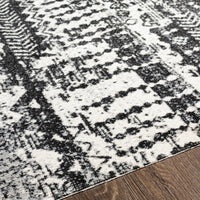 Surya Lavadora Lvr-2330 Black, Gray, Light Gray Area Rug