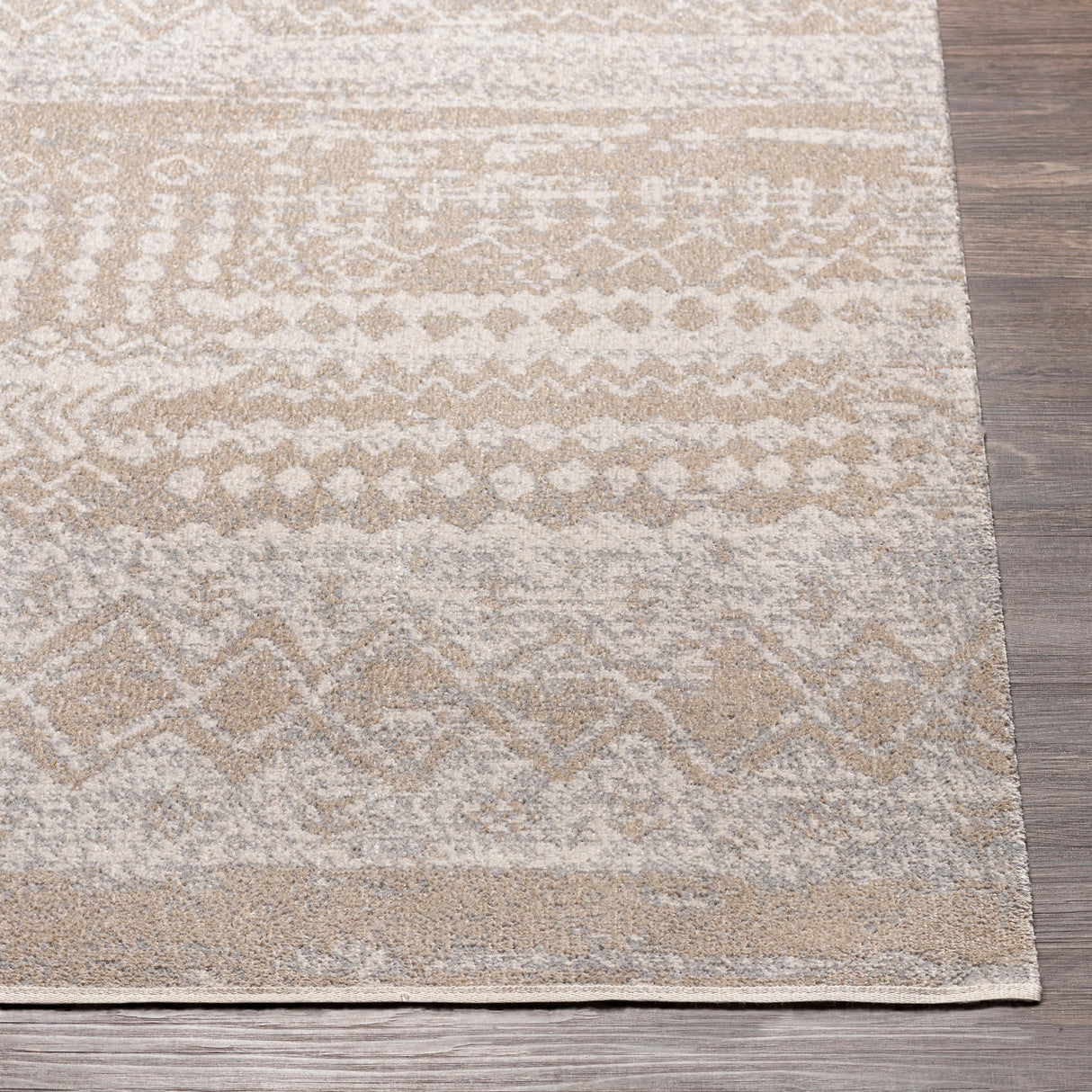 Surya Lavadora Lvr-2331 Light Gray, Light Beige, Cream Rugs.
