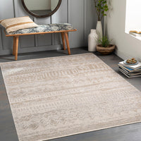 Surya Lavadora Lvr-2331 Light Gray, Light Beige, Cream Area Rug