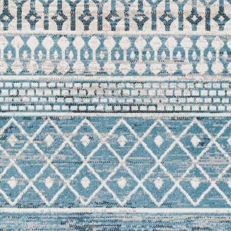 Surya Lavadora Lvr-2335 Ink Blue, Black, Blue, Gray Rugs.