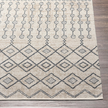 Surya Lavadora Lvr-2339 Ink Blue, Gray, Light Beige, Light Gray Rugs.