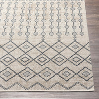 Surya Lavadora Lvr-2339 Ink Blue, Gray, Light Beige, Light Gray Area Rug