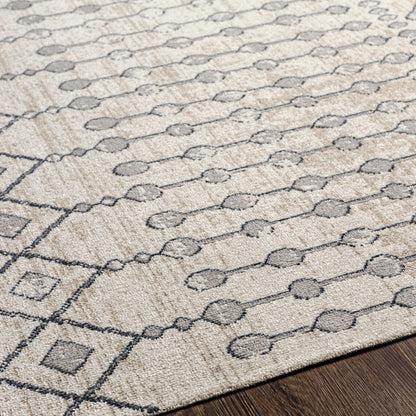 Surya Lavadora Lvr-2339 Ink Blue, Gray, Light Beige, Light Gray Area Rug