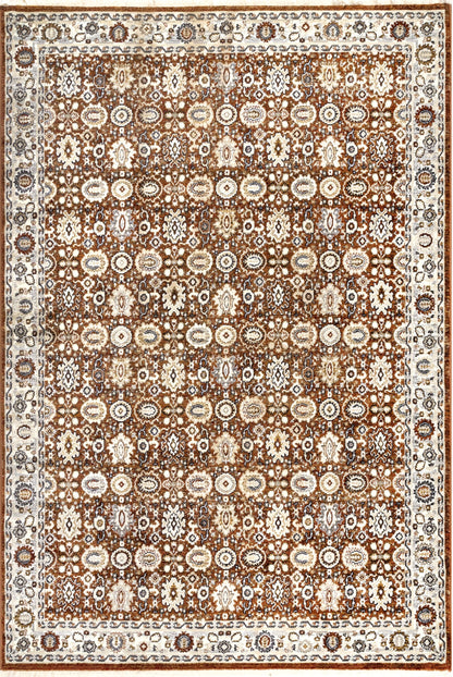 Nuloom Riley Bordered Area Nri1533A Rust Area Rug