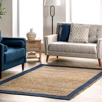 Nuloom Maisy And Border Nma2061B Navy Area Rug