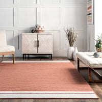 Nuloom Georgina Casual Solid Nge3603C Rust Area Rug