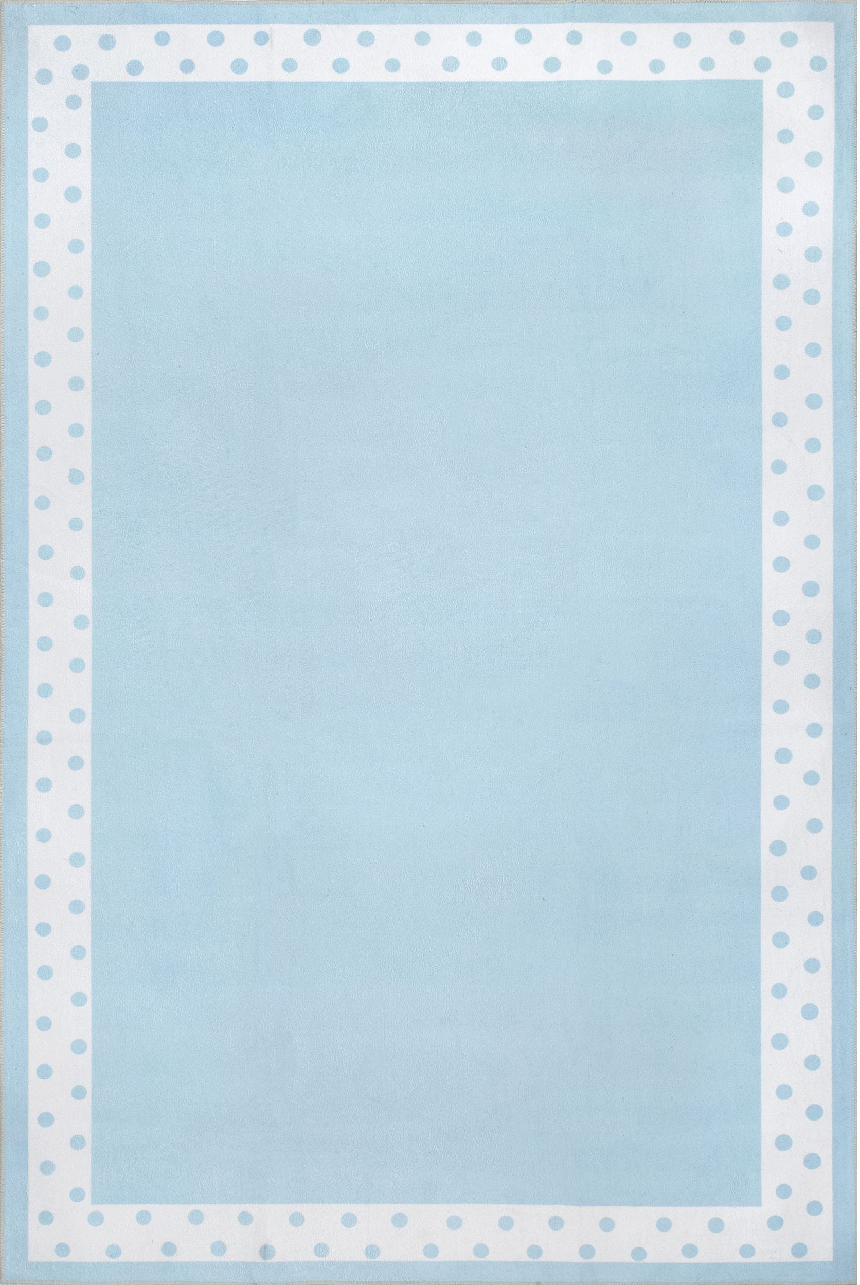 AreaRugs.com Wavaj Nwa1192A Light Blue Area Rug