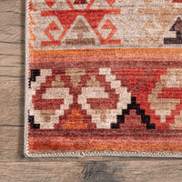 AreaRugs.com Wavaj Nwa1216A Burnt Orange Area Rug