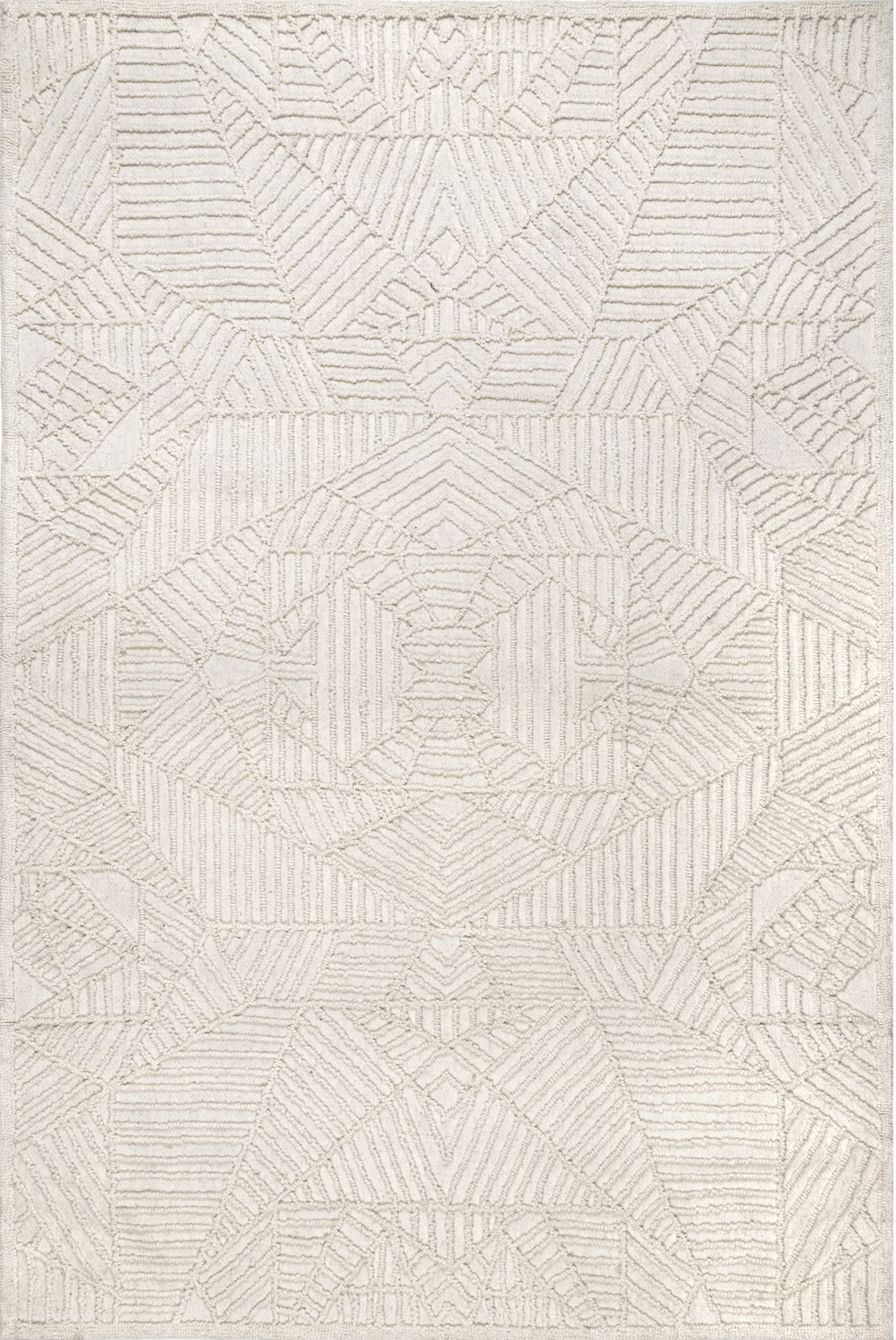 Nuloom Suzanne Textured Nsu3303A Ivory Area Rug