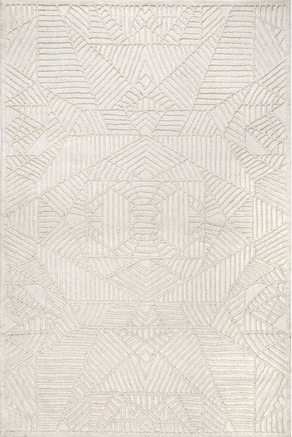 Nuloom Suzanne Textured Nsu3303A Ivory Area Rug