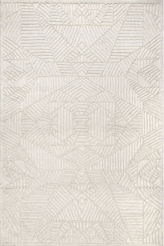 Nuloom Suzanne Textured Nsu3303A Ivory Area Rug