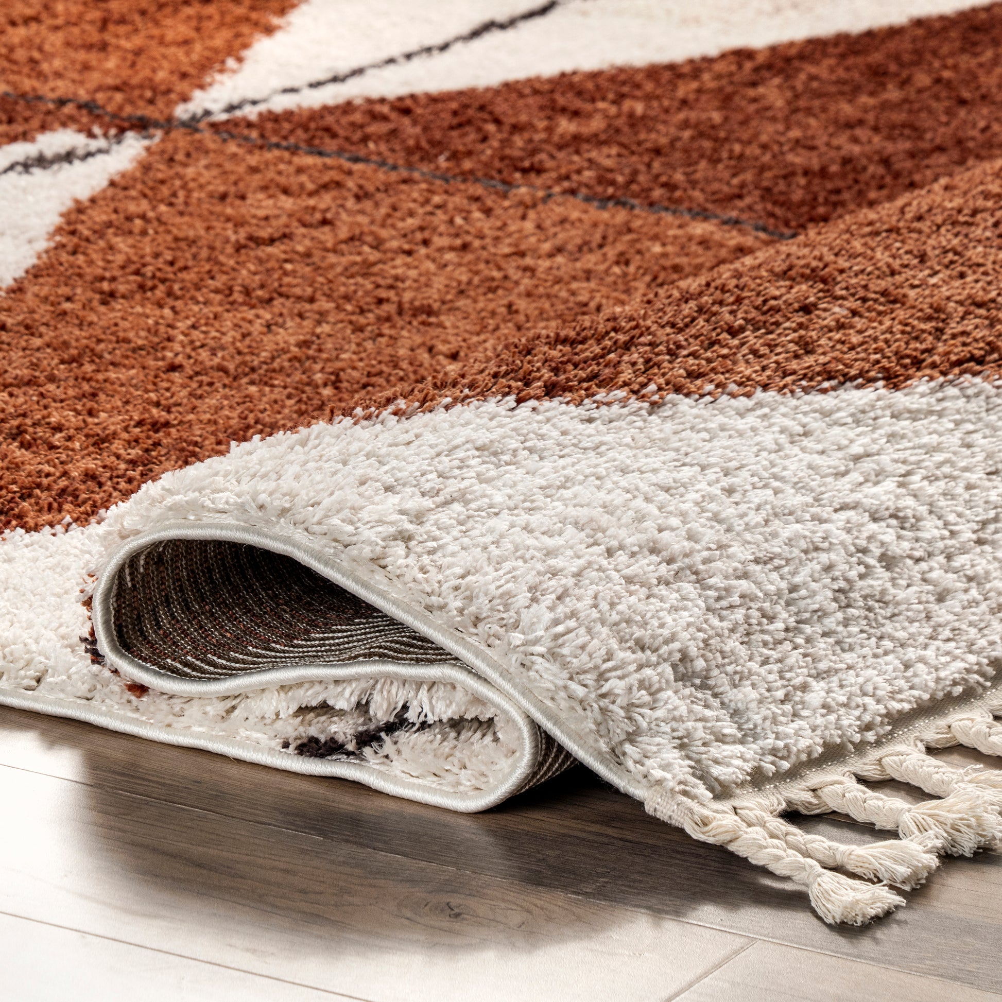 Nuloom Kali Diamond Nka2960A Rust Area Rug